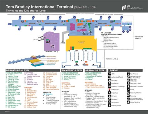 tom bradley international terminal map.